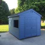 North Lake 9x12 Gable shed with LP lap siding